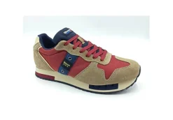 Blauer Sneakers Basse*Sneaker Da Uomo F3Queens01 Mes Red Bei Red Beige