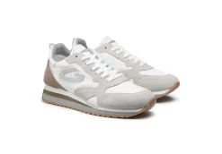 Guardiani Sneakers Basse*Sneaker Da Uomo In Pelle Agm009200 Pearl White