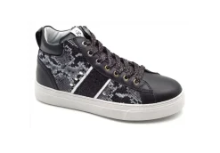 Nero Giardini Teens Sneakers Alte*Sneakers A Stivaletto In Pelle Con Zip I131941F Nero