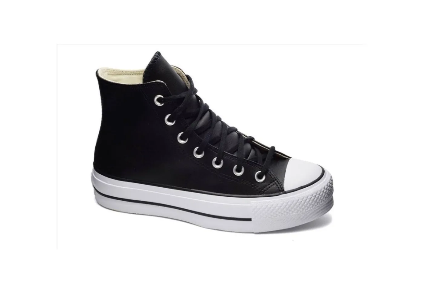 Converse Platform*Sneakers Alta Da Donna Platform 561675C Black