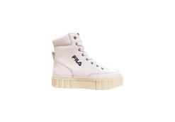 Fila Platform*Sneakers Casual Da Donna In Pelle Sandblast High Fft0052 White Co