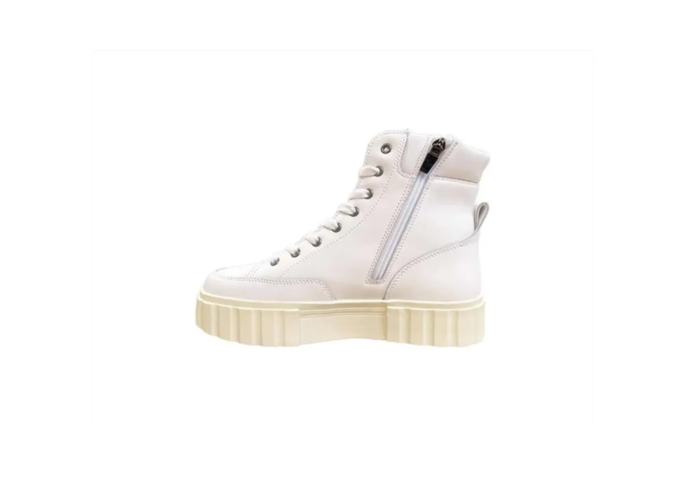 Fila Platform*Sneakers Casual Da Donna In Pelle Sandblast High Fft0052 White Co