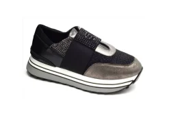 Gold&Gold Platform*Sneakers Con Strass Ed Elastico Gold&Gold Gb149 Peltro
