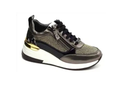Keys Sneakers Basse*Sneakers Con Zeppa E Zip K-5511 Grey Taupe Black
