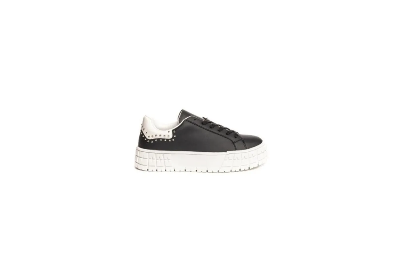 Gold&Gold Platform*Sneakers Da Donna Con Borchie Platform Goldegold Gb583 Nero