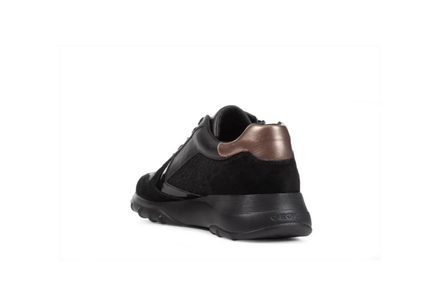 Geox Sneakers Basse*Sneakers Da Donna Con Lacci In Pelle D16Lpb Black