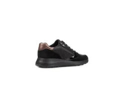 Geox Sneakers Basse*Sneakers Da Donna Con Lacci In Pelle D16Lpb Black