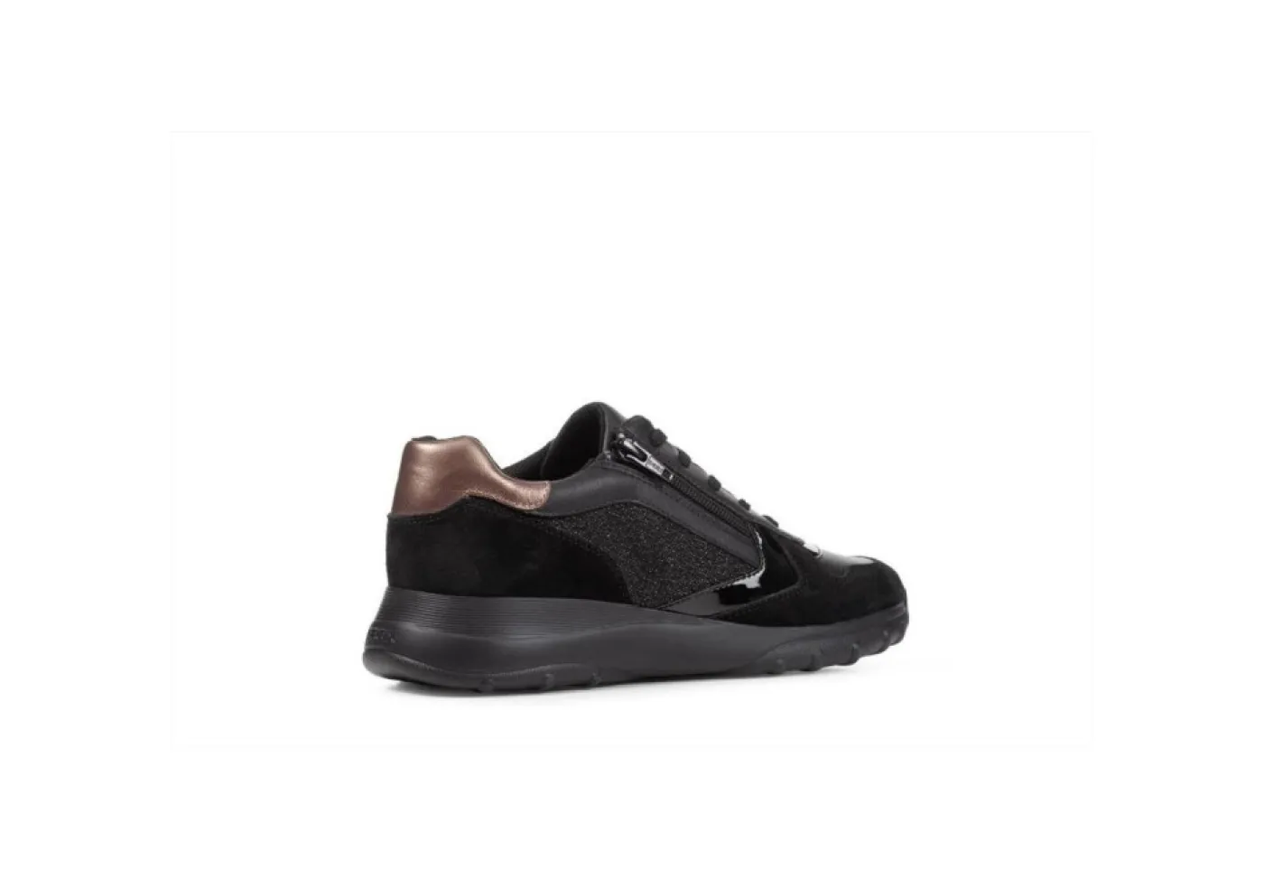 Geox Sneakers Basse*Sneakers Da Donna Con Lacci In Pelle D16Lpb Black