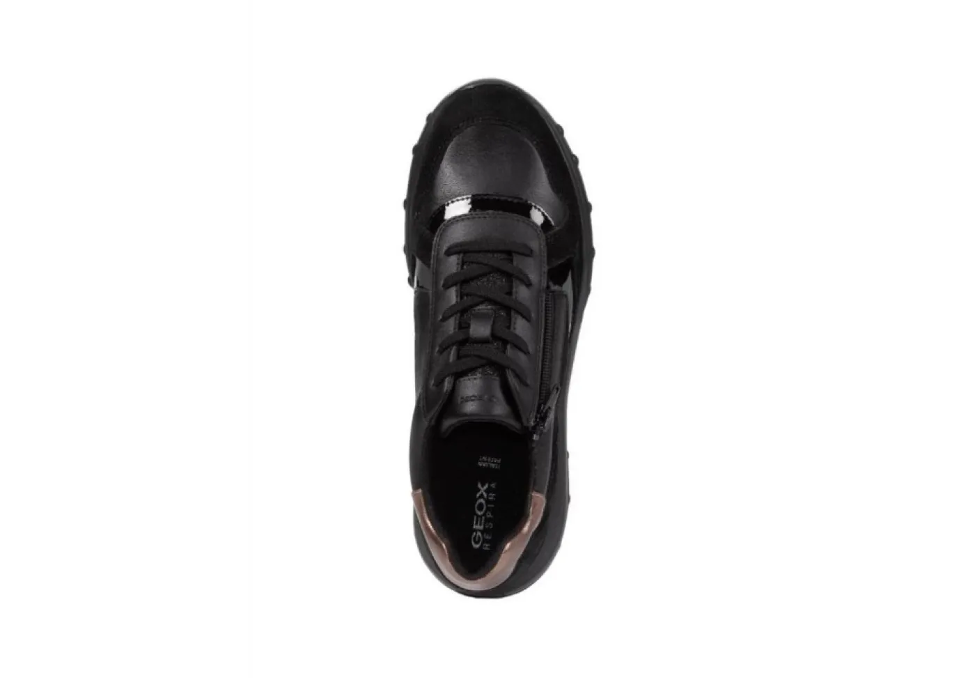 Geox Sneakers Basse*Sneakers Da Donna Con Lacci In Pelle D16Lpb Black