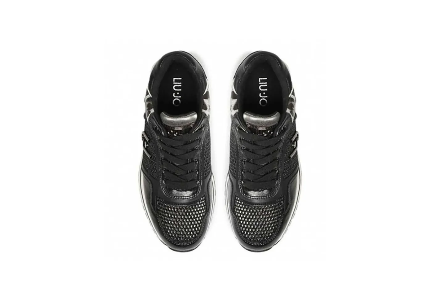 Liu-Jo Sneakers Basse*Sneakers Da Donna Con Logo Kiss 02 Black Leopard