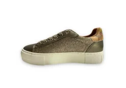 Alviero Martini J Platform*Sneakers Da Donna Con Strass E Stampa 1290 Bronze Ge