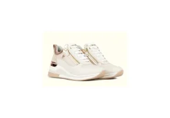Keys Sneakers Basse*Sneakers Da Donna Con Zeppa K-6022 Beige Metal Gold