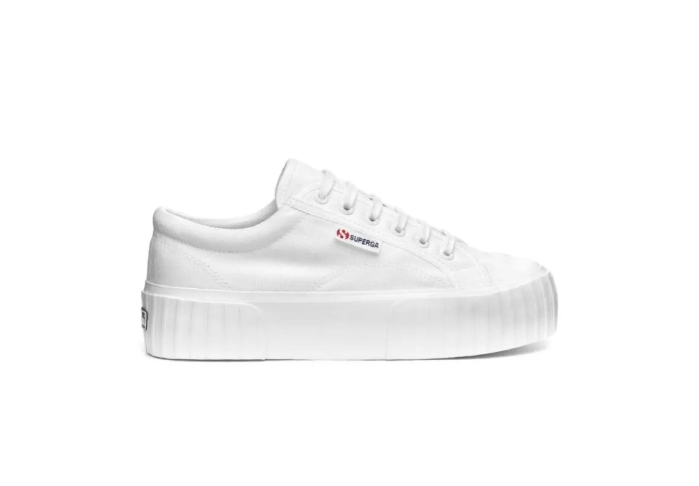 Superga Sportive*Sneakers Da Donna In Cotone 2631 Stripe Platform