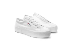 Superga Sportive*Sneakers Da Donna In Cotone 2631 Stripe Platform
