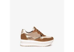 Nero Giardini Platform*Sneakers Da Donna In Pelle Camoscio I205284D Malto
