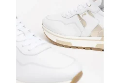Nero Giardini Platform*Sneakers Da Donna In Pelle Platform Bianco