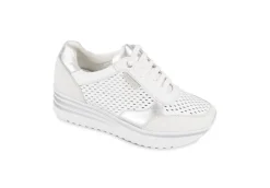 Valleverde Sneakers Basse*Sneakers Da Donna In Pelle Traforata 36266 Panna