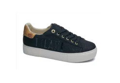 Alviero Martini J Platform*Sneakers Da Donna In Tessuto Platform 10877 Nero