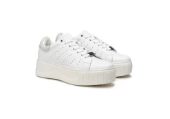 Cult Platform*Sneakers Da Donna Platform In Pelle Clw316220 White