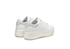 Cult Platform*Sneakers Da Donna Platform In Pelle Clw316220 White