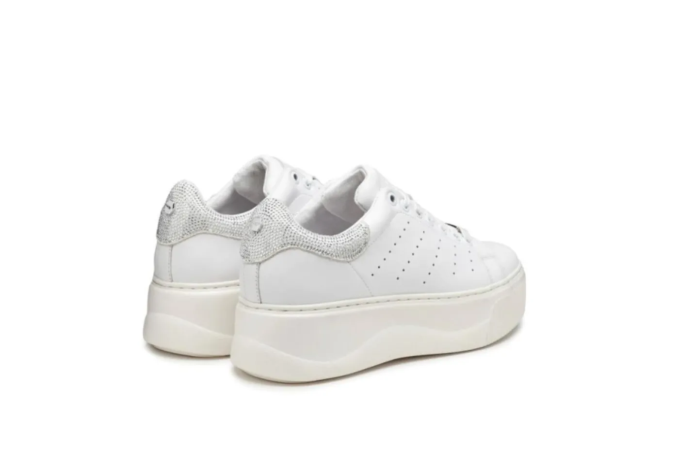Cult Platform*Sneakers Da Donna Platform In Pelle Clw316220 White