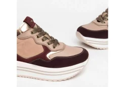 Nero Giardini Platform*Sneakers Da Donna Platform In Pelle E Camoscio I205286D