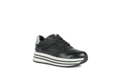 Geox Platform*Sneakers Da Donna Platform In Tessuto D16Qhb Off White