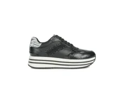 Geox Platform*Sneakers Da Donna Platform In Tessuto D16Qhb Off White
