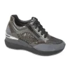Valleverde Sneakers Basse*Sneakers Da Donna Scamosciata Con Zeppa 36821 Grigio