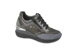 Valleverde Sneakers Basse*Sneakers Da Donna Scamosciata Con Zeppa 36821 Grigio