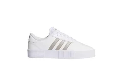 Adidas Platform*Sneakers Da Donna Sportive Court Bold Fx3489 Bianco