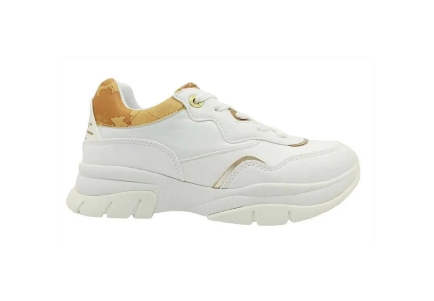Alviero Martini J Sneakers Basse*Sneakers Da Donna Sportiva Casual 1161 White Geo Bei