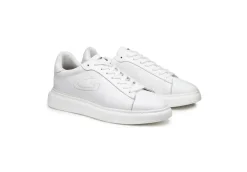 Guardiani Sneakers Basse*Sneakers Da Uomo Bianca In Pelle Agm003707