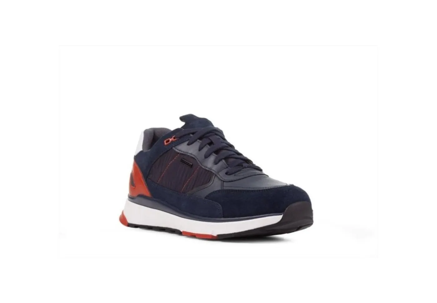 Geox Sneakers Basse*Sneakers Da Uomo In Pelle U16Cra Navy Blu Rosso