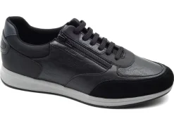 Geox Sneakers Basse*Sneakers Da Uomo In Pelle Con Lacci E Zip U16H5B