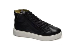 Ambitious Sneakers Alte*Sneakers Da Uomo In Pelle Con Lacci E Zip