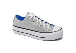 Converse Platform*Sneakers Glitterata Platform 571674C Silver