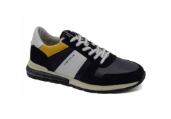 Ambitious Sneakers Basse*Sneakers In Pelle Blu Con Lacci 11469-T2573Am