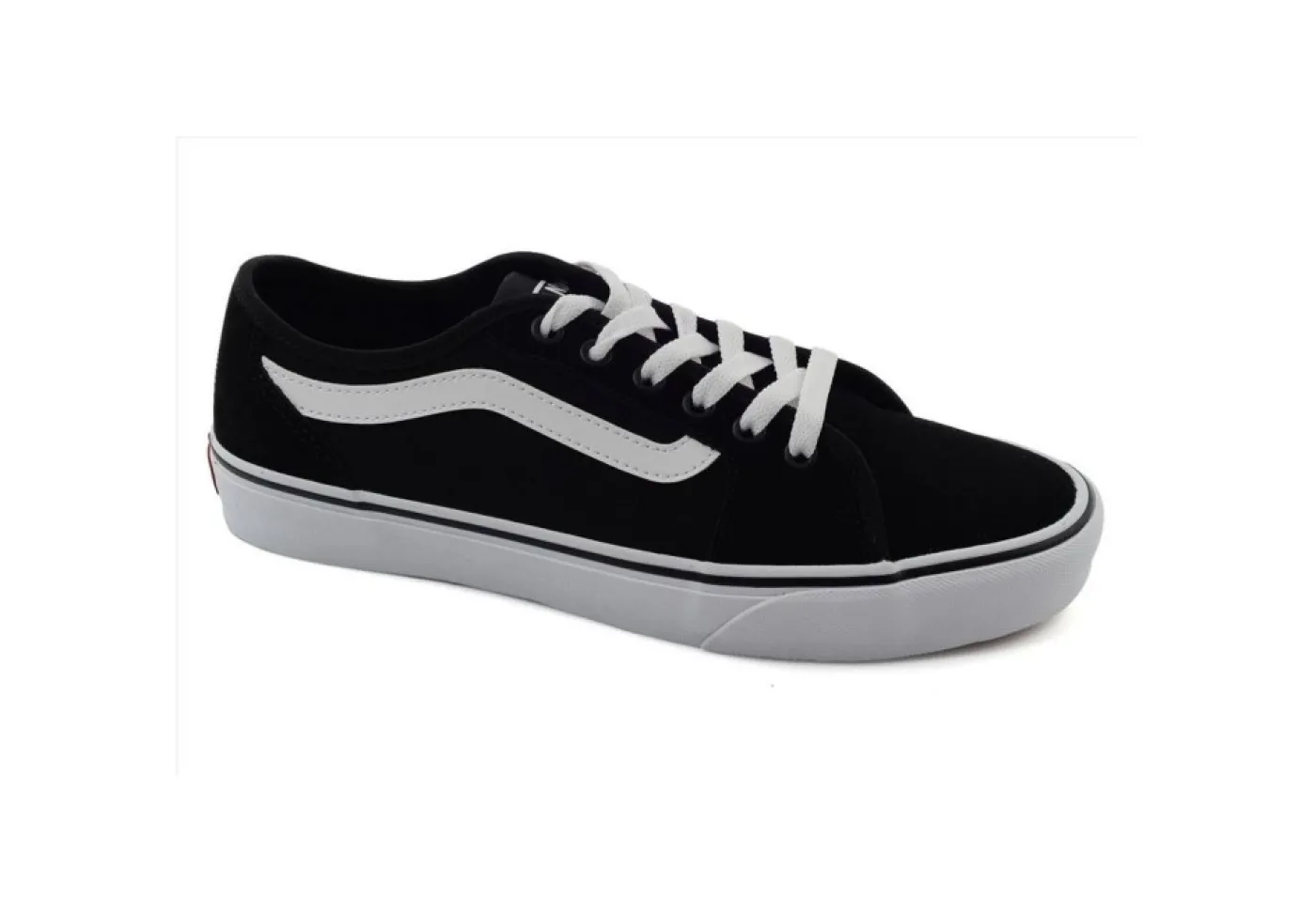 Vans Sneakers Basse*Sneakers In Pelle Con Lacci Filmore Decon Vn0A3Wkz5Lm1 Black White