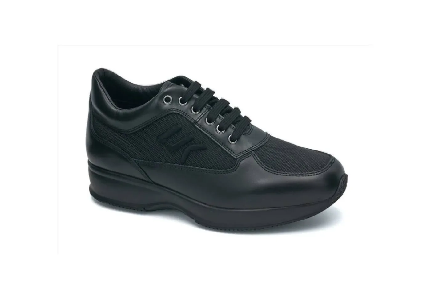 Lumberjack Sneakers Basse*Sneakers In Pelle E Tessuto Con Lacci Raul 1305 Nero