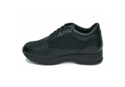 Lumberjack Sneakers Basse*Sneakers In Pelle E Tessuto Con Lacci Raul 1305 Nero