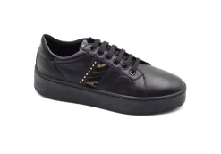 Geox Platform*Sneakers In Pelle Platform D16Qxe Black