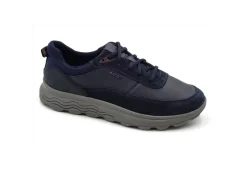 Geox Sportive*Sneakers In Pelle Spherica U16Bye Navy