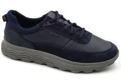 Geox Sportive*Sneakers In Pelle Spherica U16Bye Navy
