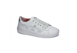 Lumberjack Sneakers Basse*Sneakers In Pelle Traforata Con Lacci Hawk 30005 Bianco