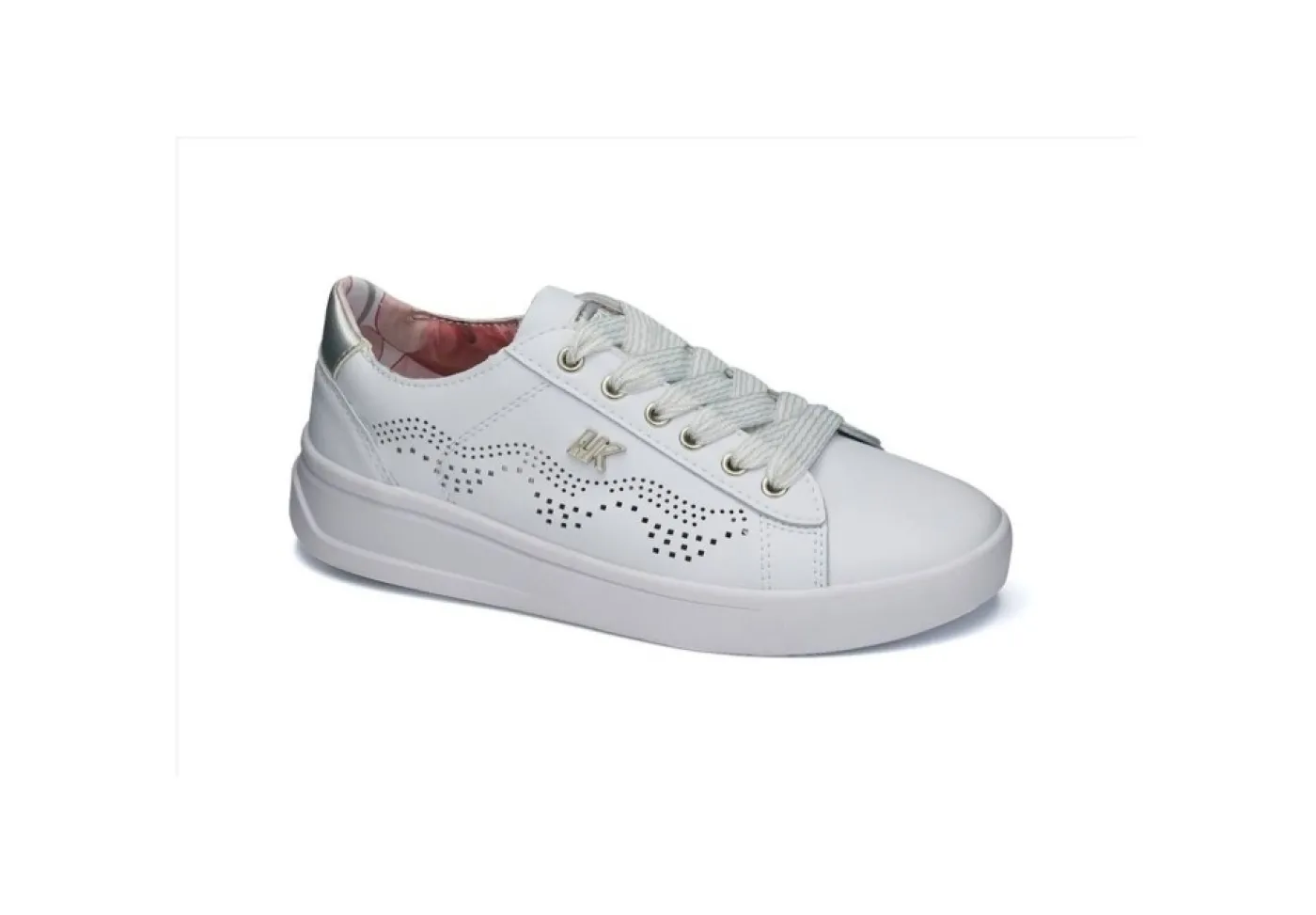 Lumberjack Sneakers Basse*Sneakers In Pelle Traforata Con Lacci Hawk 30005 Bianco