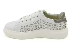 Keys Platform*Sneakers In Similpelle Con Glitter K-4001