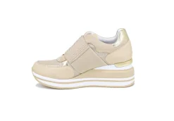 Queen Helena Sneakers Basse*Sneakers In Similpelle Senza Lacci Con Zeppa X26-31