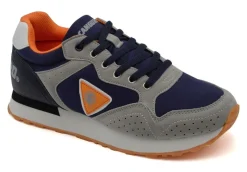 Canguro Sportive*Sneakers In Tessuto E Similpelle Con Lacci Ca518