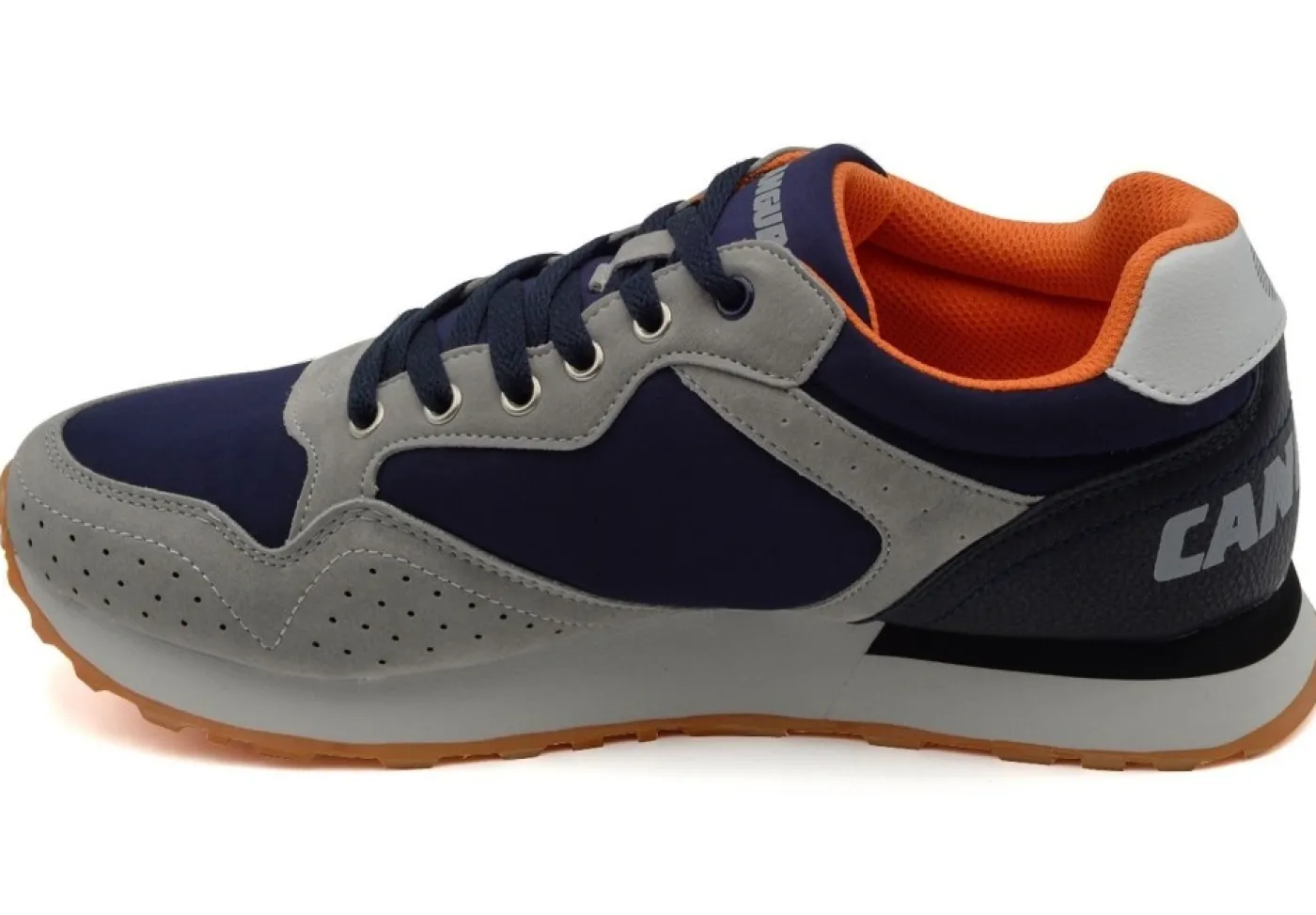 Canguro Sportive*Sneakers In Tessuto E Similpelle Con Lacci Ca518